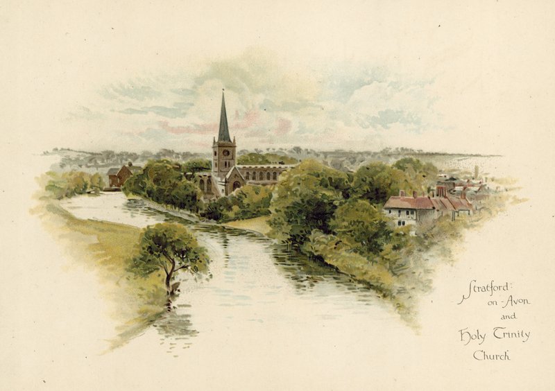 Stratford-upon-Avon és a Szentháromság-templom alkotó: English School
