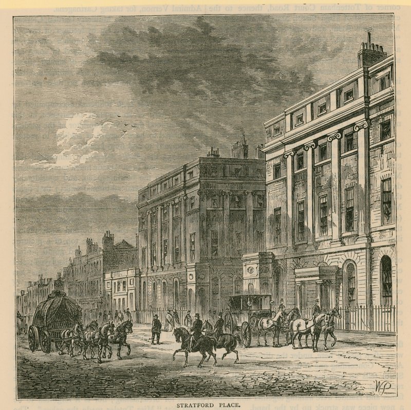 Stratford Place, London alkotó: English School