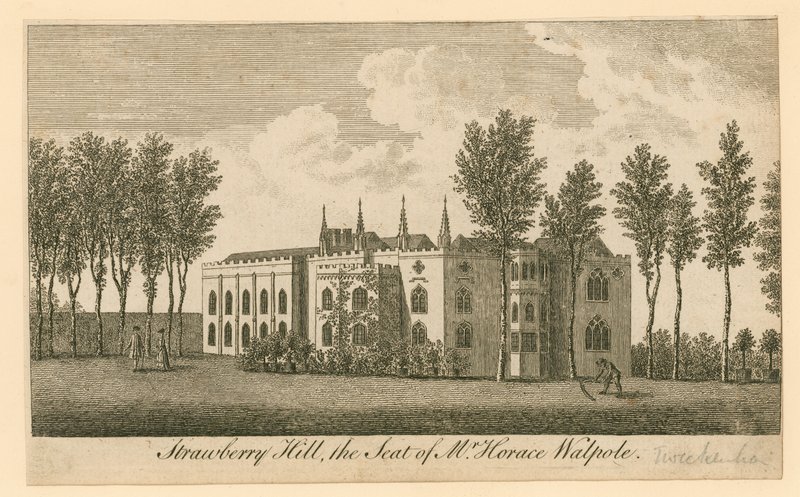 Strawberry Hill, Twickenham, London; Horace Walpole székhelye alkotó: English School