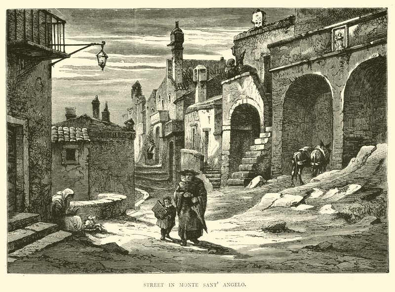 Utca Monte Sant Angeloban alkotó: English School