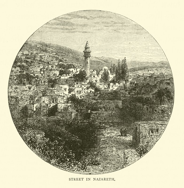 Utca Názáretben alkotó: English School