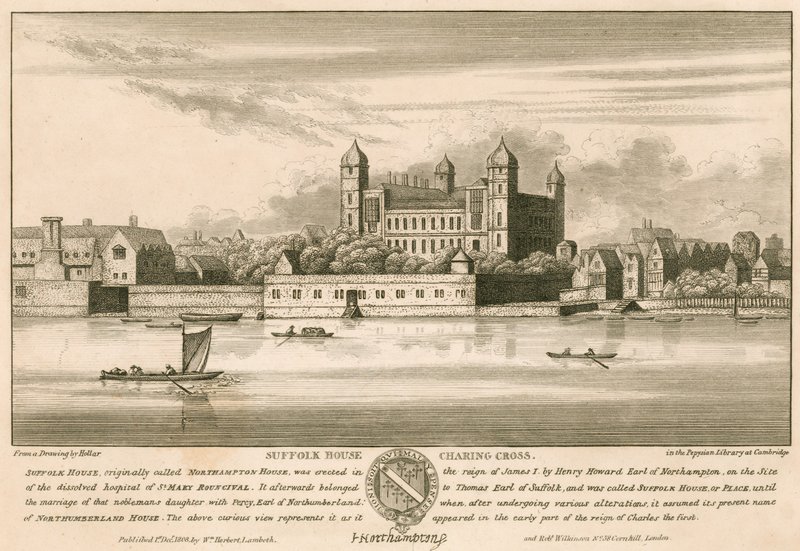 Suffolk House (később Northampton House és Northumberland House), Charing Cross, London alkotó: English School