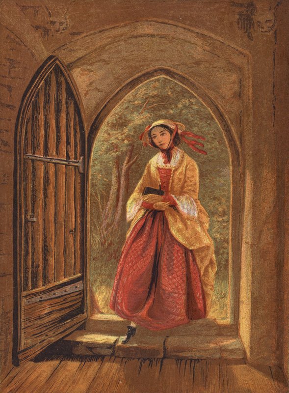 Vasárnap reggel (színes litográfia) alkotó: English School