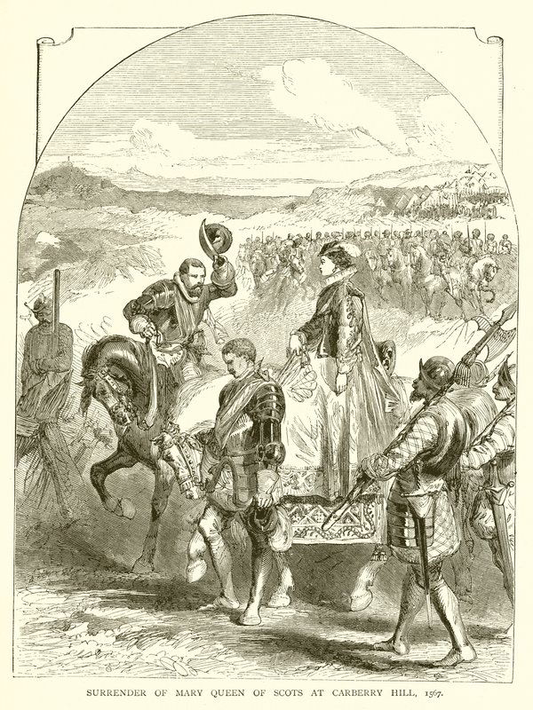 Mária skót királynő megadása Carberry Hillben, 1567 alkotó: English School