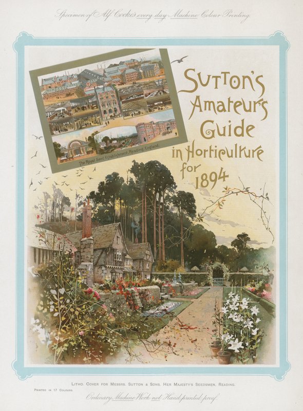Suttons amatőrök útmutatója a kertészetben 1894-re alkotó: English School