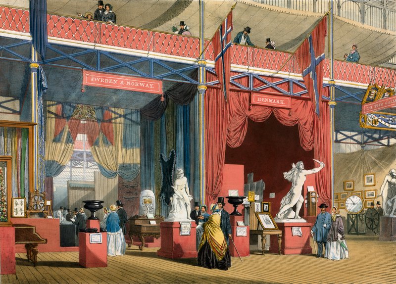 Svédország és Dánia, Nagy kiállítás, 1851 alkotó: English School