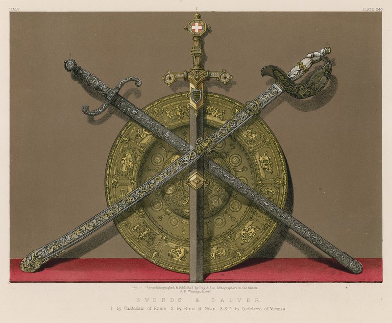 Kardok és Salver alkotó: English School