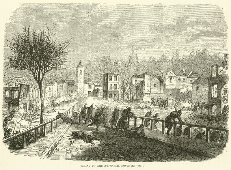 Brie-sur-Marne felvétele, 1870. november 30 alkotó: English School