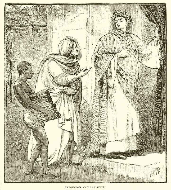 Tarquinius és a Szibilla alkotó: English School