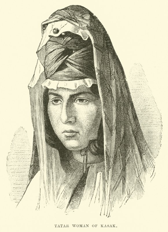 Kasáki tatár asszony alkotó: English School