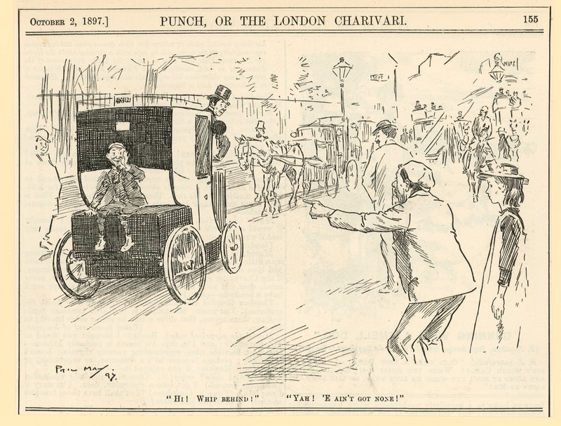 Taxi - elektromos, 1897 alkotó: English School