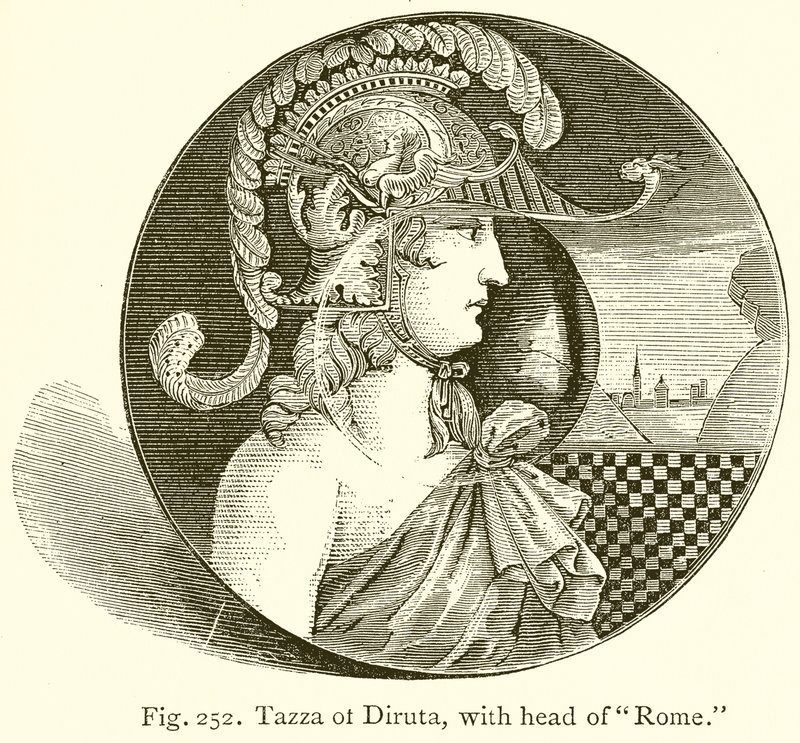 Dirutai Tazza, Róma fejével alkotó: English School