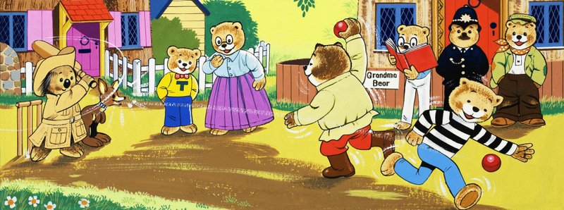 Teddy Bear (rejtett tárgyakkal) alkotó: English School