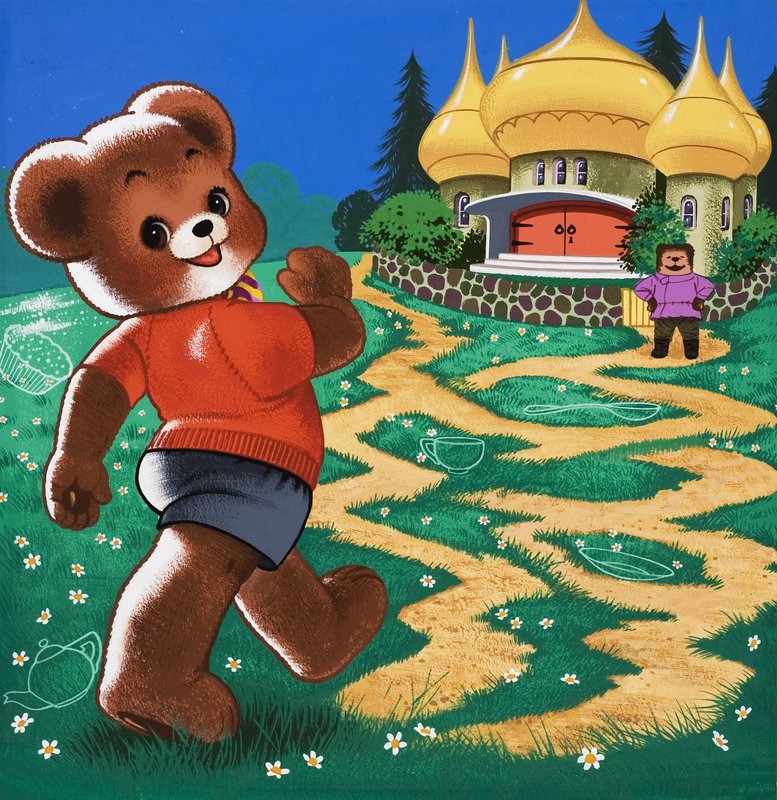Teddy Bear (rejtett tárgyakkal) alkotó: English School
