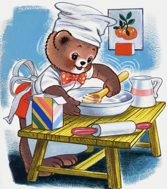 Teddy Bear (rejtett tárgyakkal) alkotó: English School