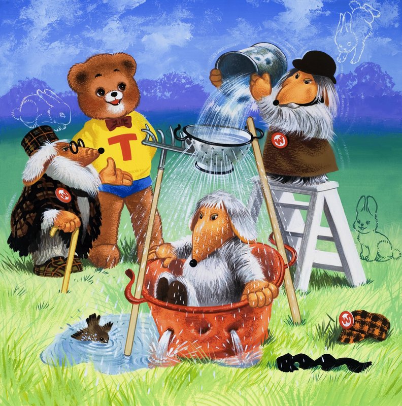 Teddy Bear (rejtett tárgyakkal) alkotó: English School