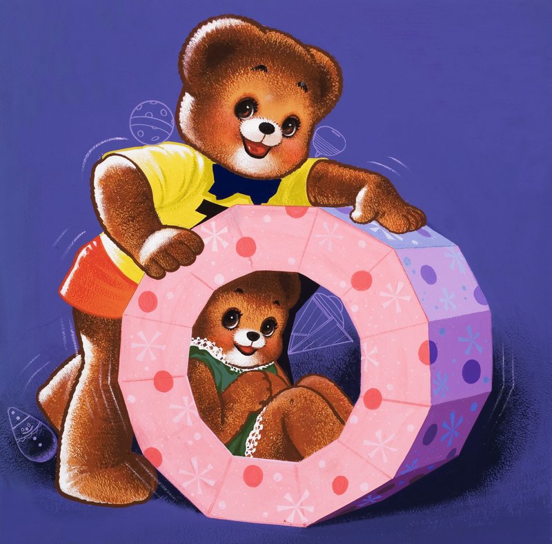 Teddy Bear (rejtett tárgyakkal) alkotó: English School