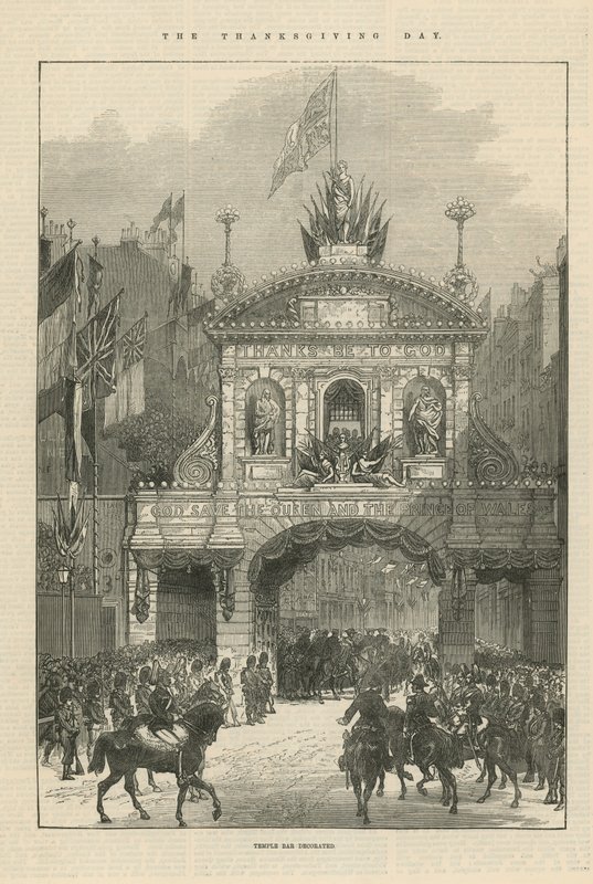 Temple Bar díszített a hálaadás napján alkotó: English School