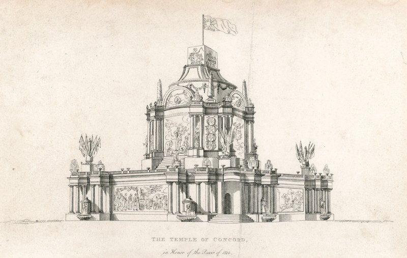 Egyetértés temploma az 1814-es békéért alkotó: English School