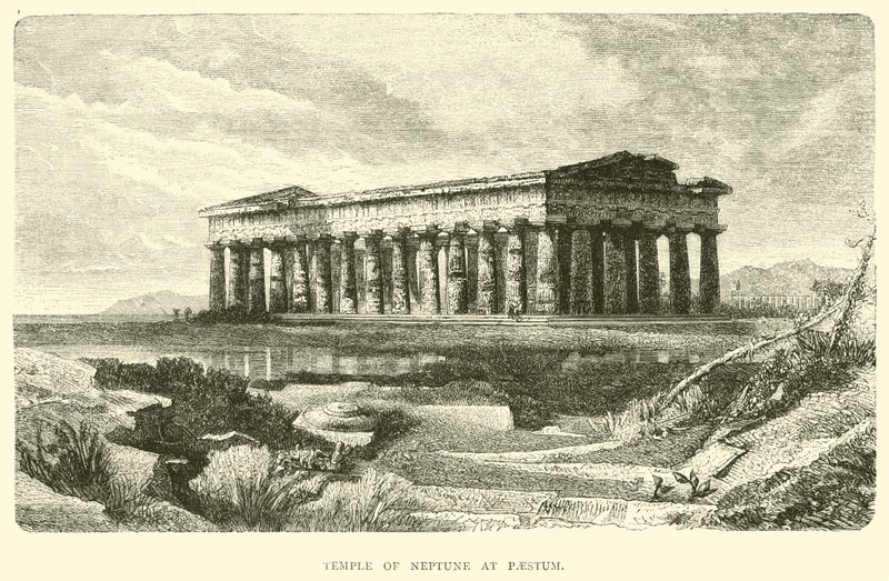 Neptunusz temploma Paestumban alkotó: English School