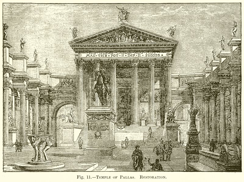 Pallas temploma. Felújítás alkotó: English School