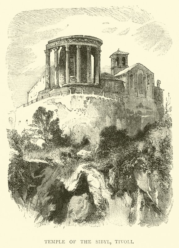 Szibilla temploma, Tivoli alkotó: English School