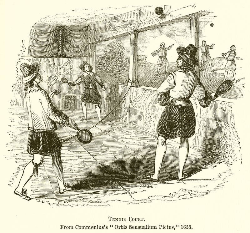 Teniszpálya alkotó: English School