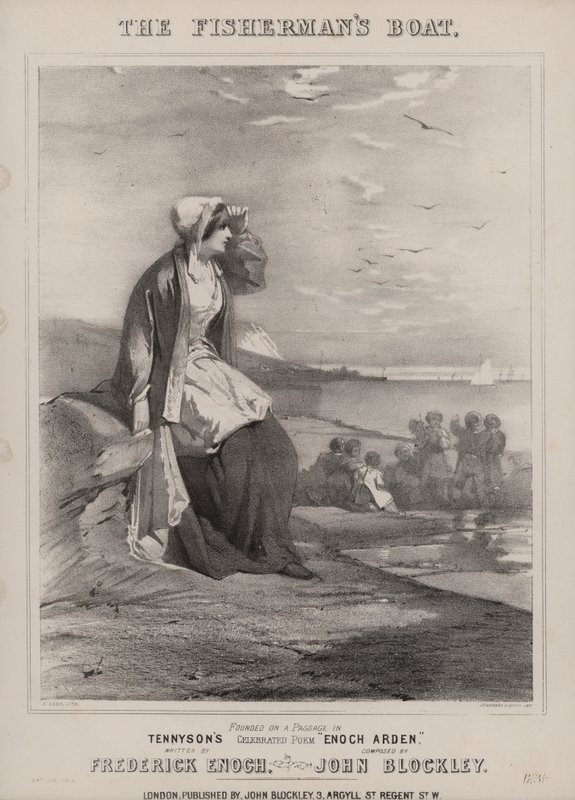 Tennyson: Enoch Arden (litográfia) alkotó: English School