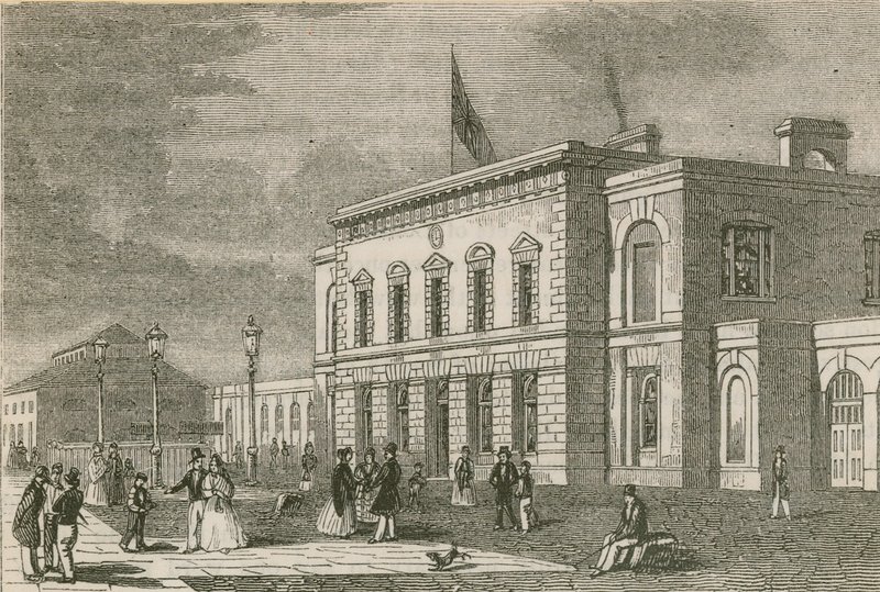 A Blackwall vasút végállomása alkotó: English School