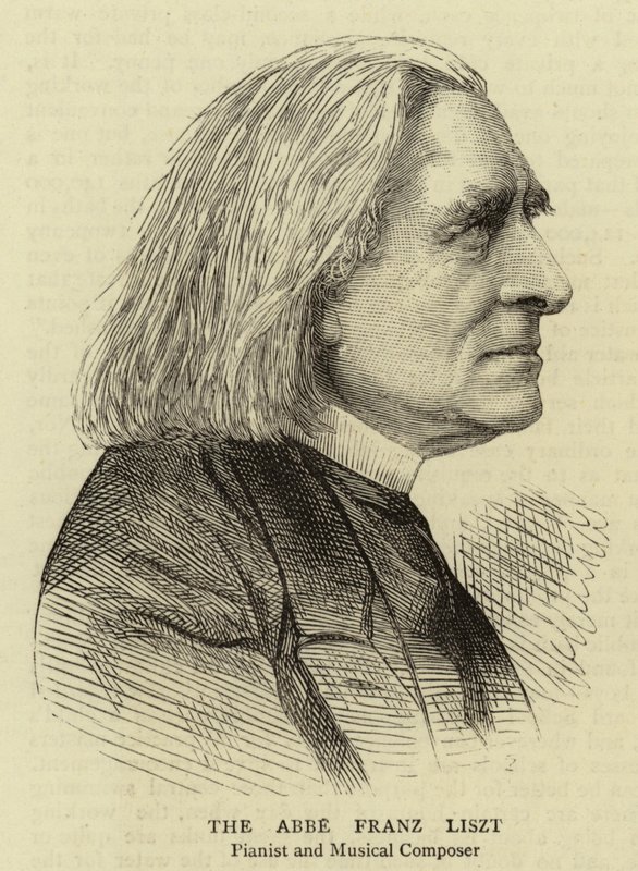Liszt Ferenc apát (metszet) alkotó: English School