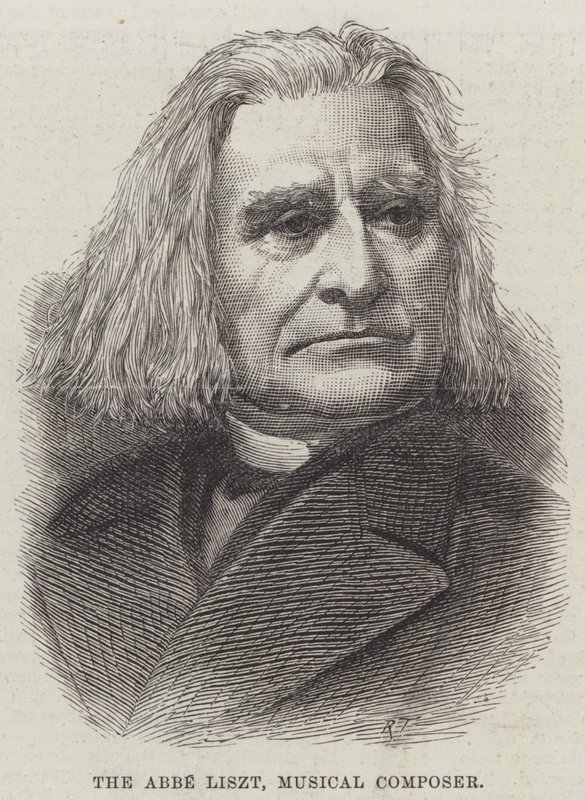 Liszt apát zeneszerző (metszet) alkotó: English School