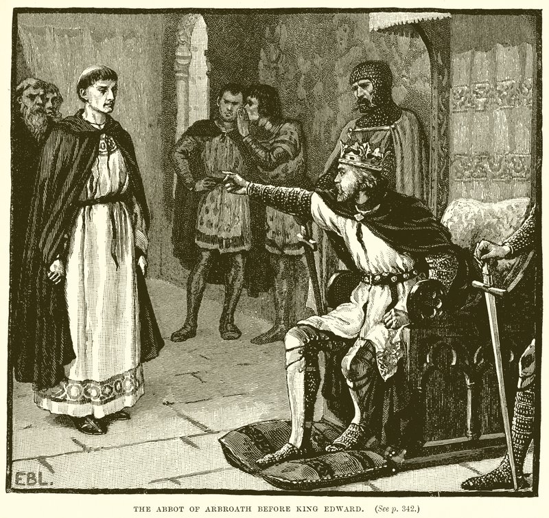 Arbroath apátja Edward király előtt alkotó: English School