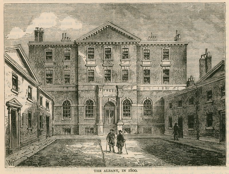 A londoni Albanyban, 1800-ban alkotó: English School