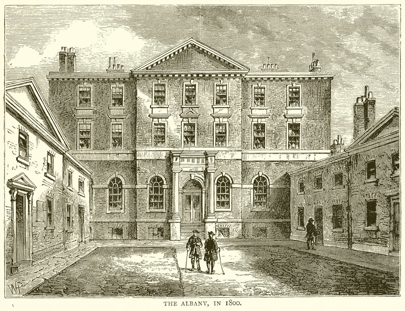Az Albany, 1800-ban alkotó: English School