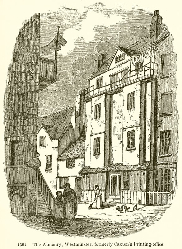 Az Almonry, Westminster, korábban Caxtons Nyomda alkotó: English School