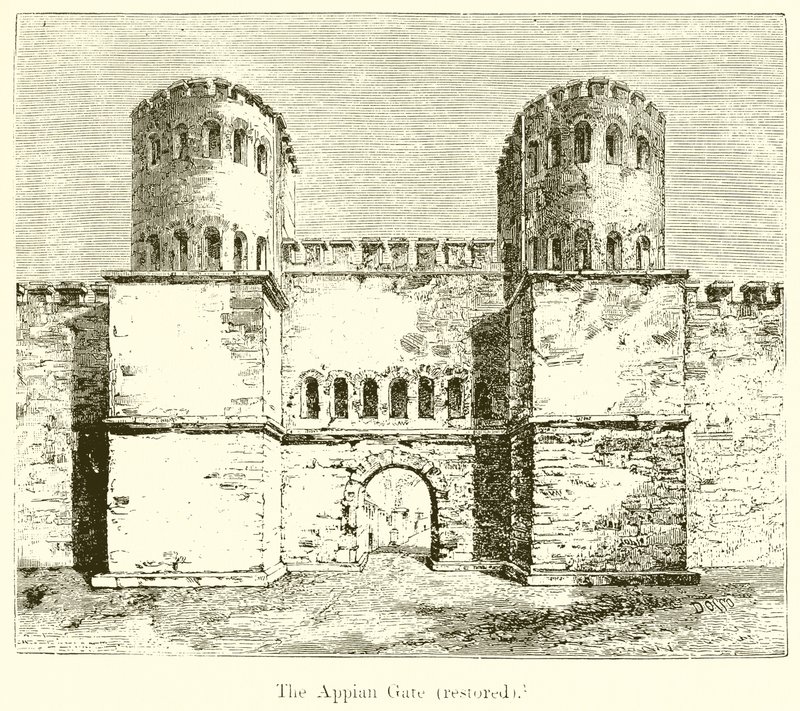 Az Appian-kapu (felújított) alkotó: English School