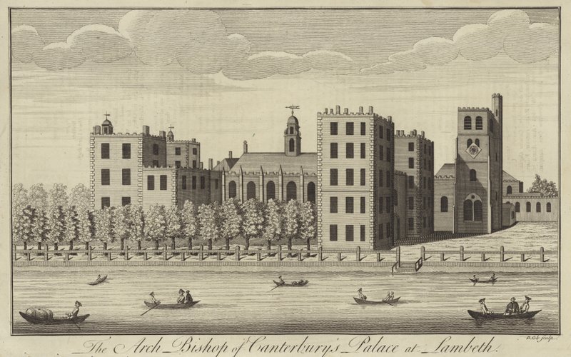 A canterburysi palota érseke Lambethben alkotó: English School