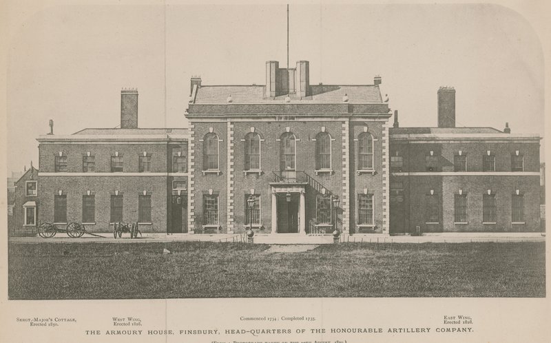 The Armory House, Finsbury, a Honorable Artillery Company központja alkotó: English School