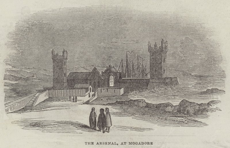 Az Arzenál, Mogadore (metszet) alkotó: English School