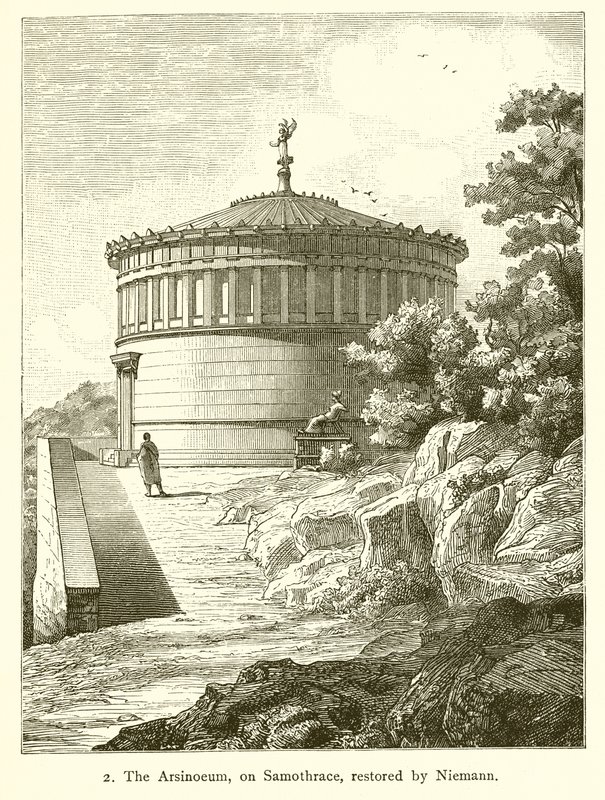 Az Arsinoeum, a szamothrákián, Nietmann restauráltatta alkotó: English School