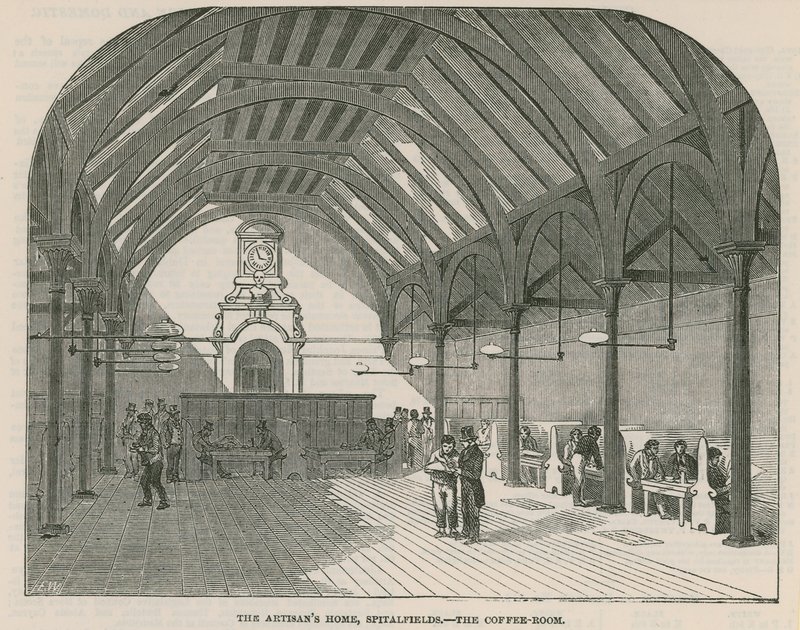 A kézművesek otthona, Spitalfields - The Coffee Room alkotó: English School