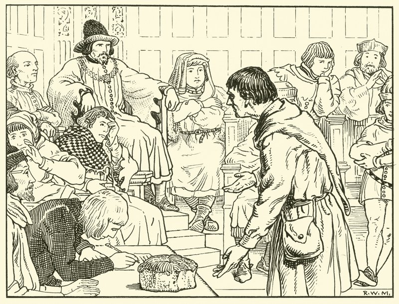 A kenyér mérete (tinta papíron) alkotó: English School
