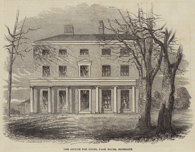 Az idióták menhelye, Park House, Highgate alkotó: English School