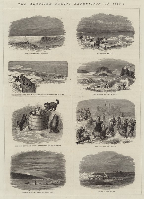 Az osztrák sarkvidéki expedíció 1872-4 (metszet) alkotó: English School