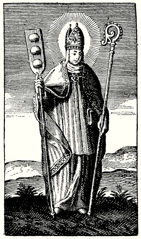The Bakers’ Saint, St Honore (metszet) alkotó: English School