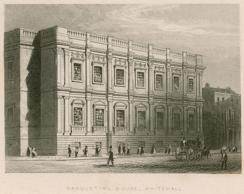 A bankettház, Whitehall alkotó: English School