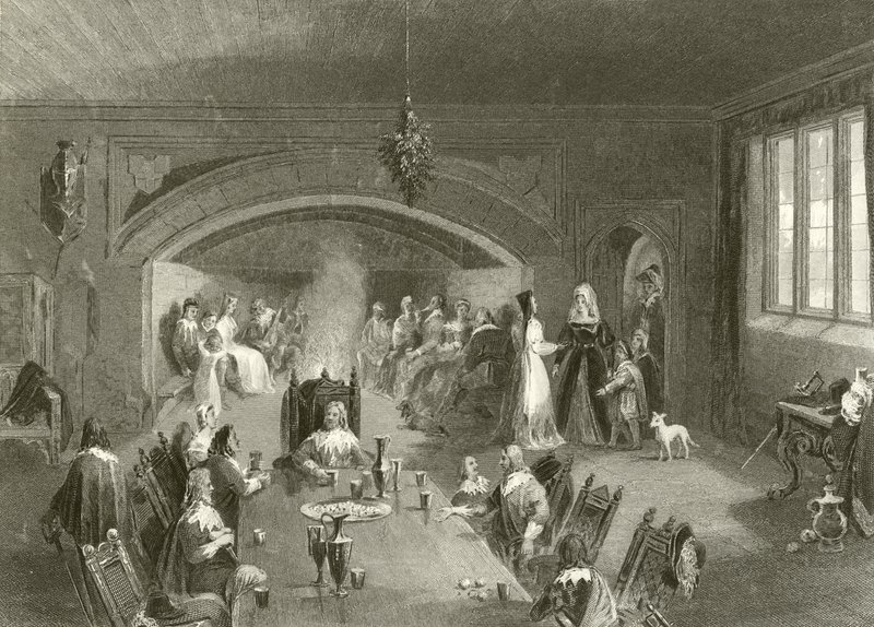 A Barons Hall karácsonykor alkotó: English School