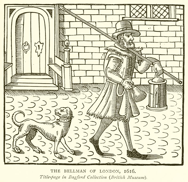 A londoni Bellman, 1616 alkotó: English School
