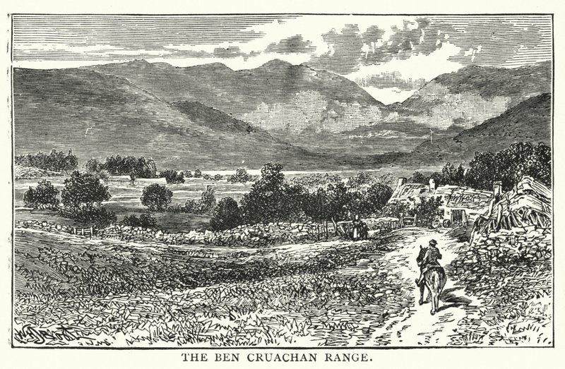 A Ben Cruachan-hegység (metszet) alkotó: English School