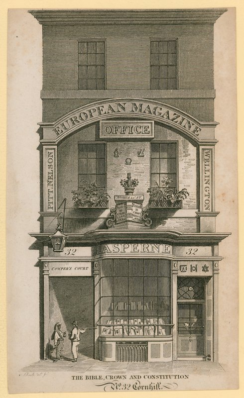 A Biblia, a korona és az alkotmány, Cornhill, London alkotó: English School